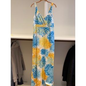 Blue and yellow Maxi